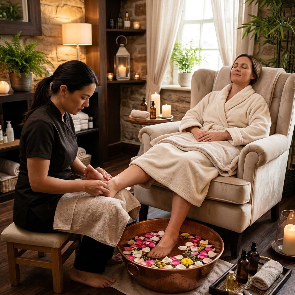 Foot Reflexology at Beauty Bar Spa
