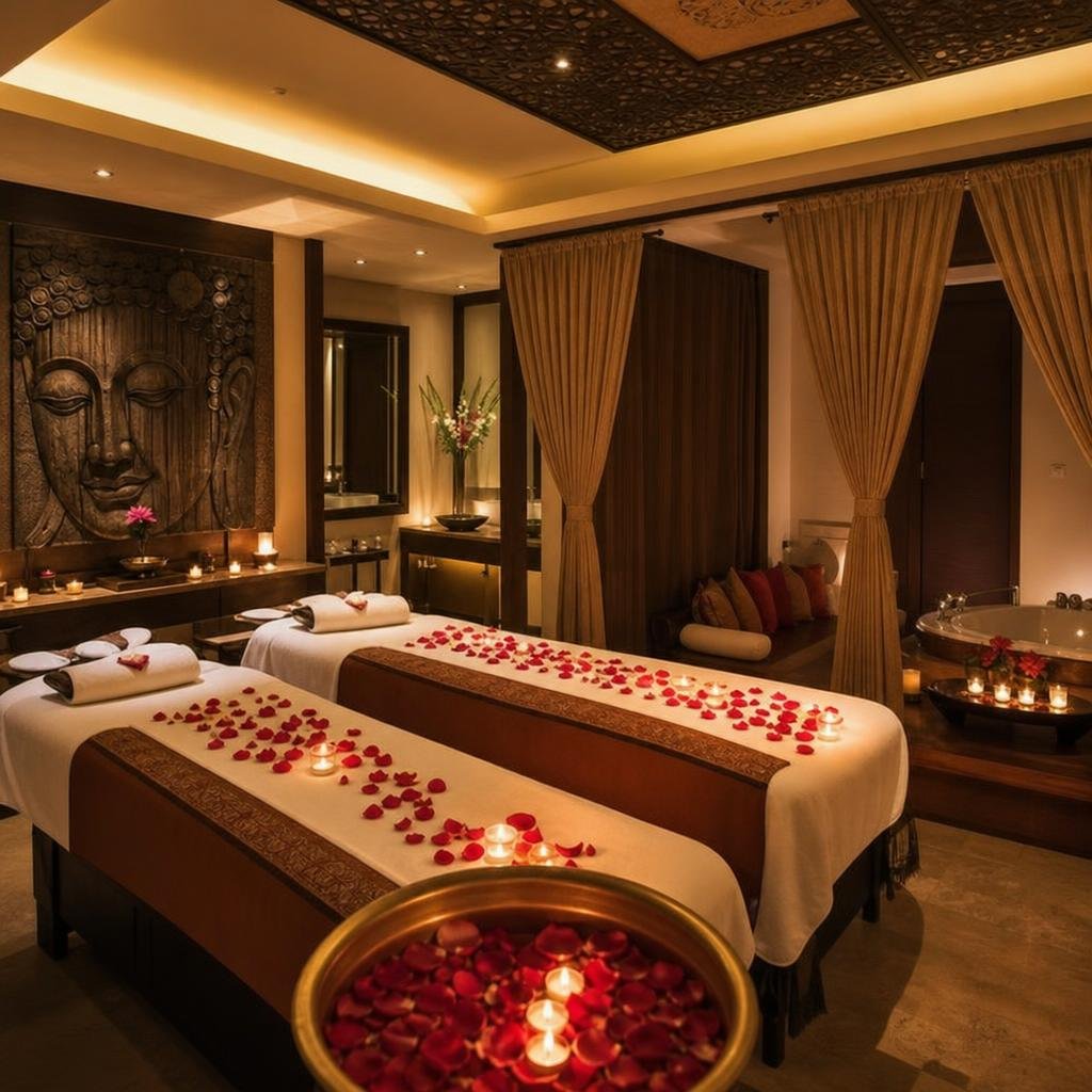 Private couple suite at Beauty Bar Spa