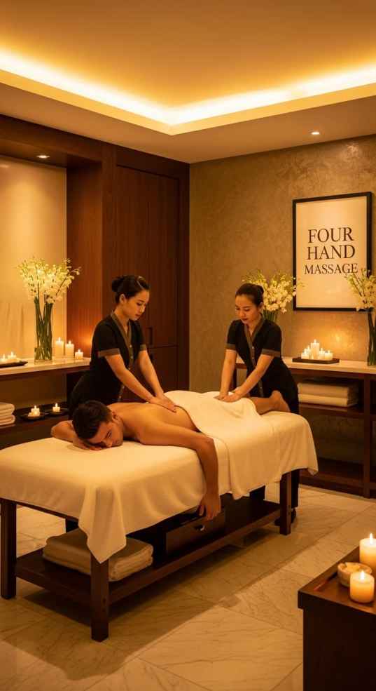 Four Hands Massage at Beauty Bar Spa