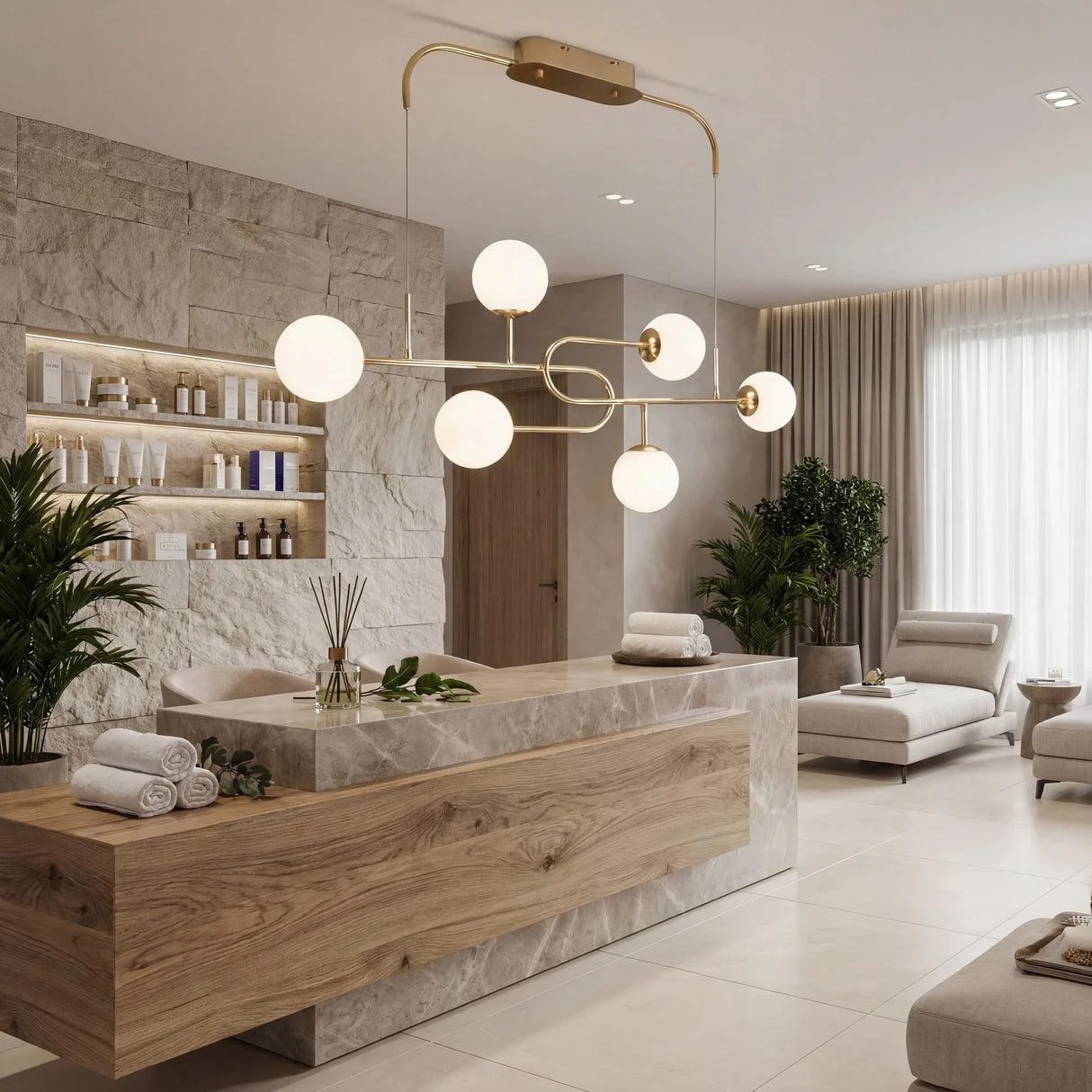 Beauty Bar Spa reception and wellness lounge — Gachibowli Hyderabad